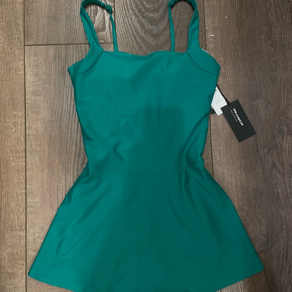 YPB sculptLUX Squareneck Mini Dress